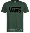 Мужская футболка VANS Темно-зеленый фото