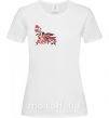 Женская футболка Пташка - вишиванка Белый фото