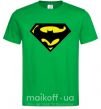 Мужская футболка SUPERBATMAN Зеленый фото