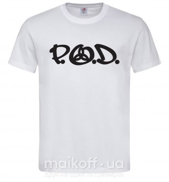 Мужская футболка P.O.D. Белый фото