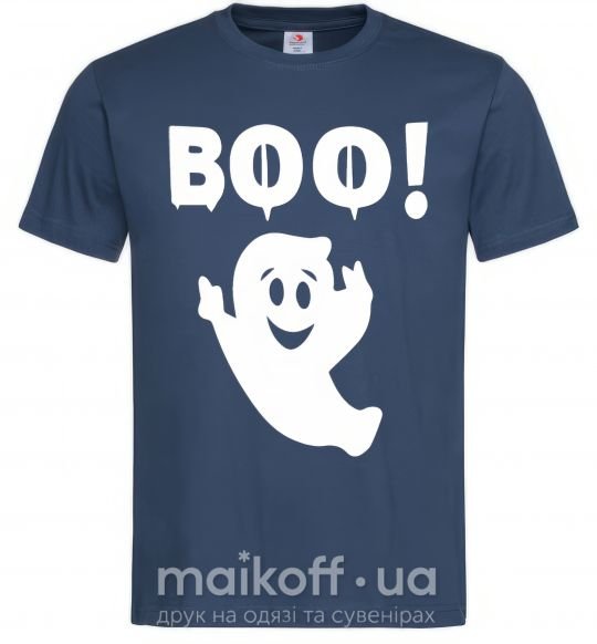 Мужская футболка boo Темно-синий фото