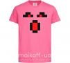 Детская футболка Minecraft evil Ярко-розовый фото