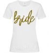 Женская футболка Gold bride Белый фото