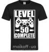 Мужская футболка Level 50 complete Game Черный фото