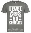Мужская футболка Level 50 complete Game Графит фото