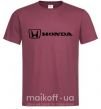 Мужская футболка Honda logo Бордовый фото