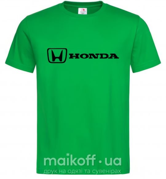 Мужская футболка Honda logo Зеленый фото
