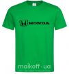 Мужская футболка Honda logo Зеленый фото