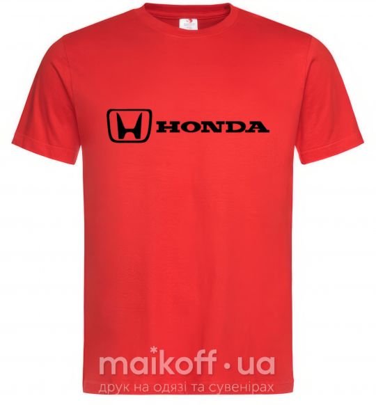 Мужская футболка Honda logo Красный фото