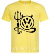Мужская футболка Volkswagen devil Лимонный фото