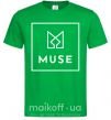 Мужская футболка Muse logo Зеленый фото
