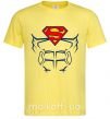 Мужская футболка Пресс супермена Лимонный фото