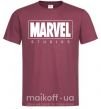 Мужская футболка Marvel studios Бордовый фото
