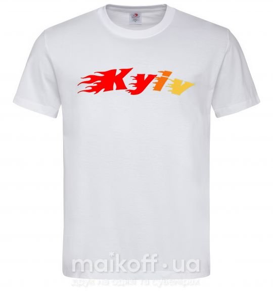 Мужская футболка Fire Kyiv Белый фото