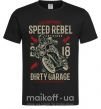 Мужская футболка Speed Rebel Dirty Garage Черный фото
