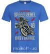 Мужская футболка Speed Rebel Dirty Garage Ярко-синий фото