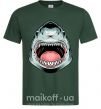 Мужская футболка Angry Shark Темно-зеленый фото