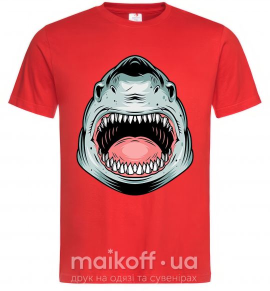 Мужская футболка Angry Shark Красный фото