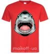 Мужская футболка Angry Shark Красный фото