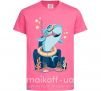 Детская футболка Baby shark Ярко-розовый фото