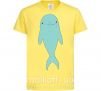 Детская футболка Голубой дельфин Лимонный фото