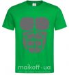 Мужская футболка Торс гориллы Зеленый фото