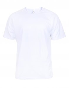 Мужская футболка спортивная Sols SOL’S SPORTY Белый