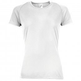 Женская футболка спортивная Sols SPORTY WOMEN Белый