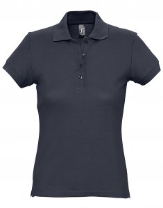 Женская футболка поло Sols PASSION Глубокий темно-синий