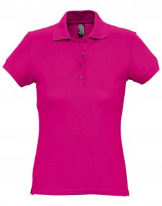 Женская футболка поло Sols PASSION Ярко-розовый be_11338/140 фото