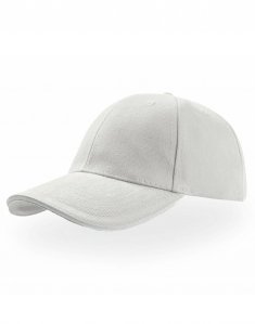 Кепка 6-ти панельна Atlantis Liberty Sandwich Білий