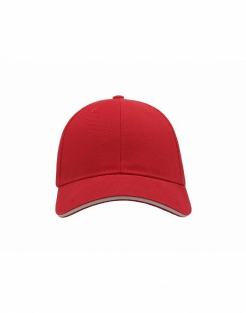 Кепка и панама Atlantis Liberty Sandwich LISA/Rosso-Bianco фото