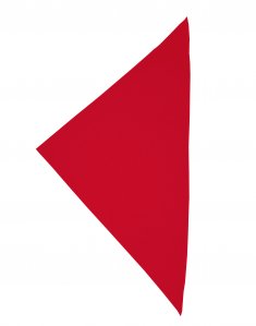 Бандана треугольная Красный 150829/145 фото