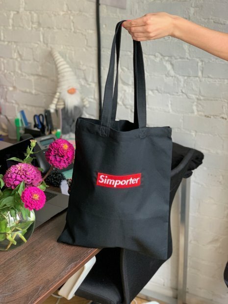 Эко-сумка bo_35х41/Navy фото