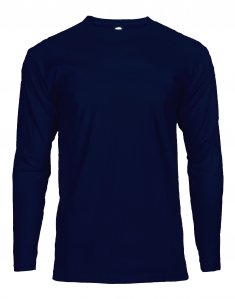 Мужская футболка с длинным рукавом Fruit of the Loom VALUEWEIGHT LONG SLEEVE T Глубокий темно-синий