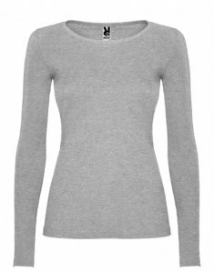 Женская футболка с длинным рукавом Roly Extreme Woman Серый