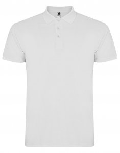 Мужская футболка поло Roly Star 200 Белый