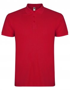Мужская футболка поло Roly Star 200 Красный