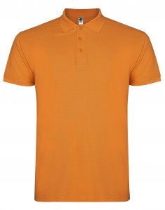 Мужская футболка поло Roly Star 200 Оранжевый