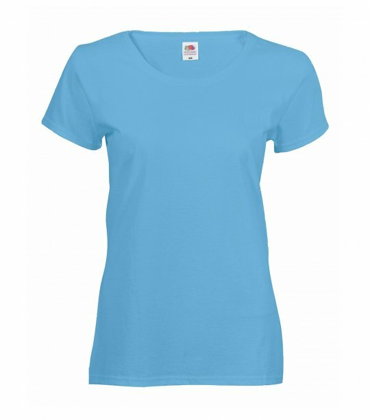 Жіноча футболка Fruit of the Loom Valueweight 61-372-0/YT фото