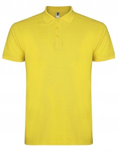 Мужская футболка поло Roly Star 200 Солнечно желтый