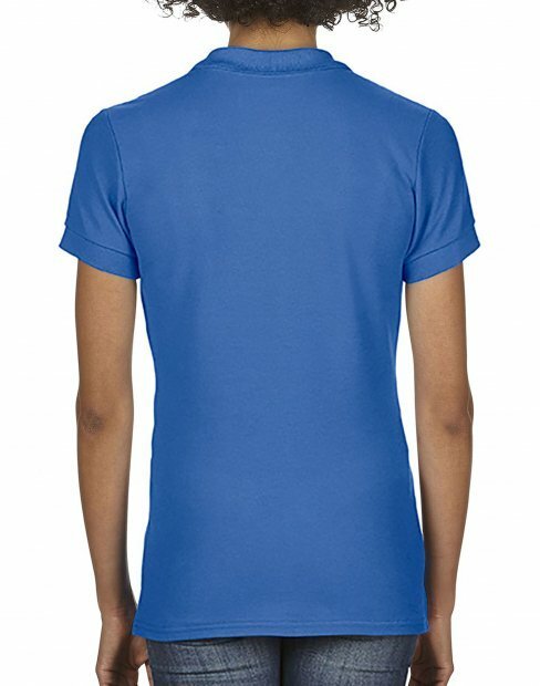 Жіноча футболка поло Gildan SoftStyle to_64800L/7686C фото