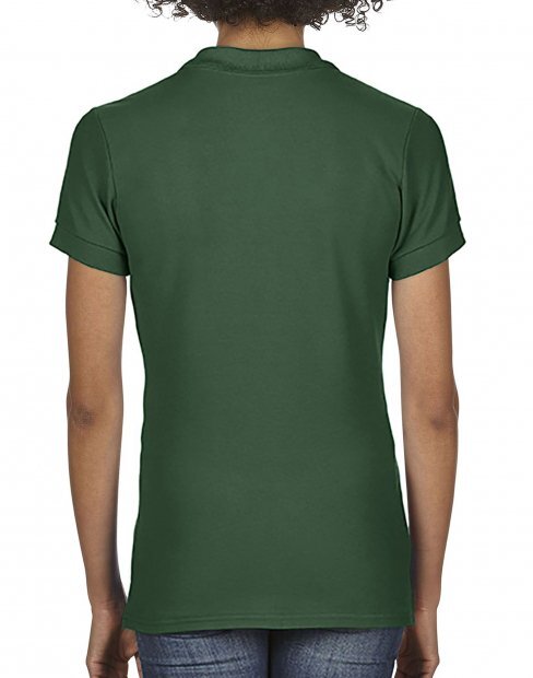 Жіноча футболка поло Gildan SoftStyle to_64800L/5535C фото