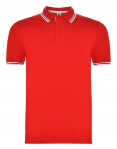 Мужская футболка поло Roly Montreal 230 Красный