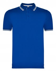 Мужская футболка поло Roly Montreal 230 Ярко-синий