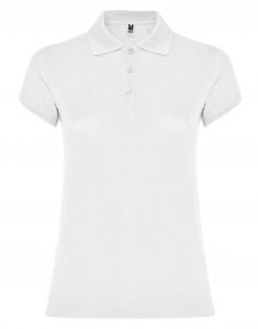 Женская футболка поло Roly Star woman 200 Белый