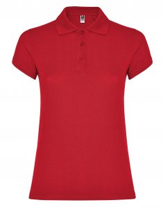 Женская футболка поло Roly Star woman 200 Красный