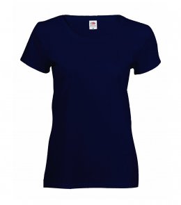 Женская футболка Fruit of the Loom VALUEWEIGHT T LADY-FIT Глубокий темно-синий