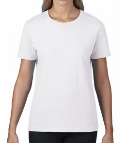 Женская футболка Gildan Premium Cotton 185 Белый