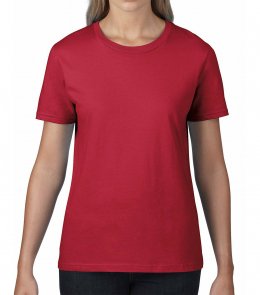 Женская футболка Gildan Premium Cotton 185 Красный